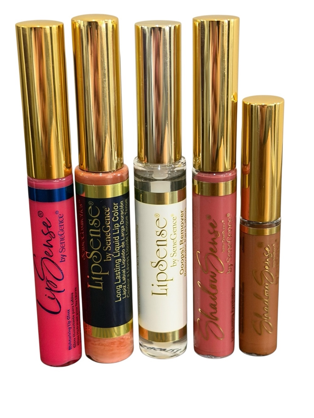 SeneGence Makeup Bundle NEW | ShadowSense, Lip Gloss & Ooops! Remover 5 Pc